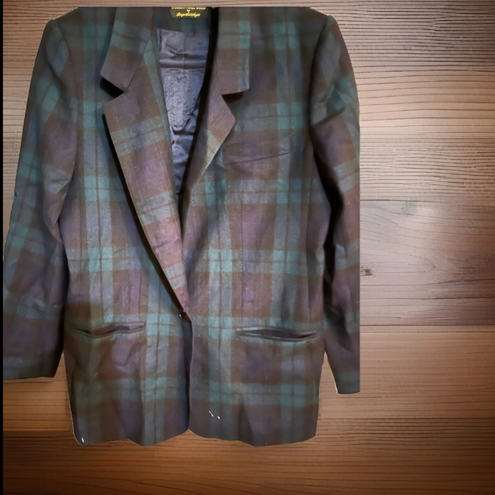 Green blue jacket